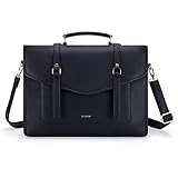 ECOSUSI Laptop Handtasche Damen für Frauen 15,6 Zoll PU-Leder Aktentasche...