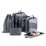 YCZHD Leichte Reisetasche Aufnahmetasche Kompression 6-Stück-Set Digital...