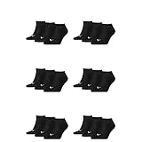 PUMA Unisex Sneakers Socken Sportsocken 18er Pack (43/46, Black)