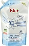 Klar EcoSensitive Universal Waschmittel Waschnuss 1,5L, 2er Pack