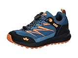 Lico Unisex Kinder Sheffield Trekkingsschuhe, Petrol Schwarz Orange, 38 EU