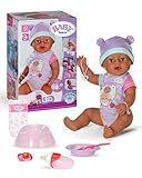 BABY Born Eva 43cm, Babypuppe mit 10 Funktionen und Accessoires, für...