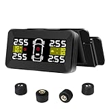 TPMS Reifendruckkontrollsystem 3,5 Zoll Kabellos...