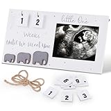 Huiguli Baby Bilderrahmen, Sonogramm Bilderrahmen mit Baby Countdown...