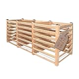 Moderner Komposter Trio ca. 80 x 226 cm Höhe 100 cm aus Lärchenholz...