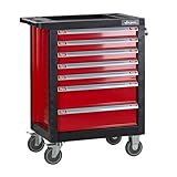 DEMA Werkstattwagen Carlos – 7 Schubladen, pulverbeschichtet, breite...