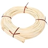 jojofuny Rattan Reparaturmaterial Natürliches Flaches Peddigrohr DIY...