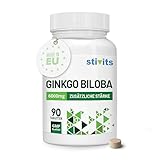 Ginkgo Biloba 6000 mg – 90 vegane Tabletten – Lutein-freier 50:1...