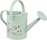 goki 63865 - Gießkanne Frühling aus Metall für Kinder – Farbenfrohes...