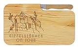 LASERHELD | Brotzeitbrett Holz mit Gravur “Gipfelstürmer on Tour” &...
