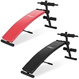 Physionics® Sit Up Bank mit Beinfixierung - klappbar, 5-fach verstellbar...