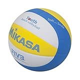 Mikasa Ball Sbv Youth Beachvolleyball, Blau/Weiß/Gelb, 5, 1629