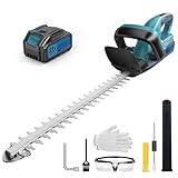Bürstenlos Akku Heckenschere mit Akku und Ladegerät, Brushless Elektrisch...