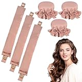 WuGU Locken Ohne Hitze, 3 Stück Heatless Curls Set Lockenwickler, Neu...