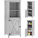 Outsunny Gartenschrank Holz, wetterfest 60x60x160cm Gerätehaus,...