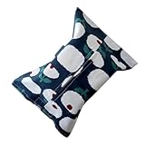 ROMISBABA Blauer Stoff taschentuchboxhalter aus Baumwolle und Leinen...