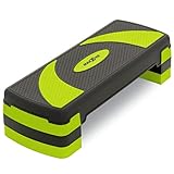 MAXXIVA® Stepper Aerobic-Fitness-Steppbrett mit Antirutsch-Matte 67 x 27 x...