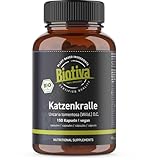 Katzenkralle Kapseln Bio - 150 Stück - Uncaria tomentosa (Willd.) D.C -...