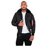ALPHA INDUSTRIES Herren B15-3 TT Bomberjacke, Black, XL