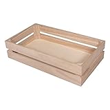 Rayher 62728000 Holzkiste Latten-Optik, 35,5 x 20,3 x 8,4 cm, Holz FSC...