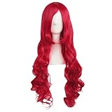 MapofBeauty 32 Zoll/80 cm Mode Lange Lockige Haare Anime Kostüm Side Pony...