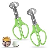 Pinsheng Wachteleierschere Edelstahl, 2 Stück Wachteleier Schere...