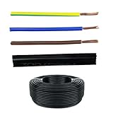 Elektrischer Draht Kupfer Flex, 5 Meter, 2–5 Adern, 18 AWG–9 AWG,...