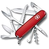 Victorinox, Taschenmesser, Huntsman, 91 mm, rot (15 Funktionen, Klinge,...