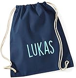 personalisierter Turnbeutel mit Namensdruck zum Zuziehen | bedruckt mit...