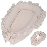 1pc Baby Lounger Weiche Baumwolle Rüsche Säugling Lounger mit niedlichem...