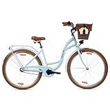 Goetze Style 28 Zoll Damen Citybike, 18 Zoll Tiefeinsteiger, 3-Gang...