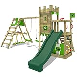 FATMOOSE Spielturm Ritterburg BoldBaron Boost XXL mit SurfSwing, Schaukel &...