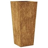HEFZGDB Pflanzkübel 35x35x75 cm Wetterfester Stahl Pflanzkübel Groß...