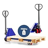 Pallit FIVE Hubwagen 2500 kg Palettenwagen 1150 mm Gabellänge Blau...