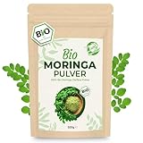 Curly Superfood Bio Moringa Pulver 500g - 100% Bio Moringa Oleifera Pulver...