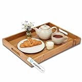 Kibun Serviertablett 40x30x4 cm aus Holz - Nachhaltiges Küchentablett mit...