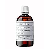 Hagebuttenöl 100ml - 100% reines Öl (Rosa Mosqueta) von wesentlich.