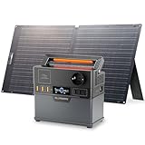 ALLPOWERS Powerstation mit Solarpanel, S300 Plus 288Wh/300W Tragbare...