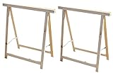 2x Holz Klappbock Unterstellbock -Traglast je ca. 75 kg- Gerüstbock...