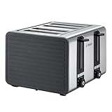 Bosch 4-Schlitz Toaster TAT7S45, mit Abschaltautomatik, mit Auftaufunktion,...