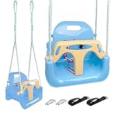 KINSPORY Kinderschaukel Babyschaukel 3 in 1 Babysitz verstellbar...