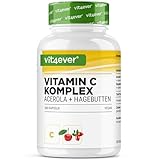 Natürlicher Vitamin C Komplex - 300 Kapseln im 5 Monatsvorrat -...