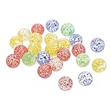 Toyvian 2 Glasmurmeln bunt Dekorationen für Aquarien Marmor Ornamente...