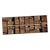 ZUNOXAZ 2 Stück PVC Türaufkleber Selbstklebend Abziehbar Dekorative...