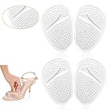 Ballenpolster, 4 Stück Silikon Einlegesohlen für High Heels Soforthilfe...