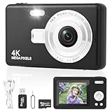 Digitalkamera Fotokamera mit 64GB Karte,Tragbare Fotoapparat mit 2,4' LCD...
