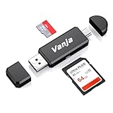 Vanja SD Kartenleser, Micro USB zu Micro SD Card Reader Adapter,...