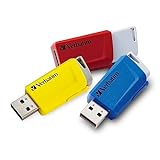 Verbatim Store 'n' Click USB-Stick 3x, USB 3.2 Gen 1, 16GB, Speicherstick...