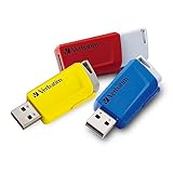 Verbatim Store 'n' Click USB-Stick 3x, USB 3.2 Gen 1, 16GB, Speicherstick...