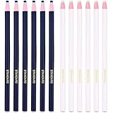 GZSYWZ 12 Stück Schneiderkreide - Weiß Blau Nähkreide...